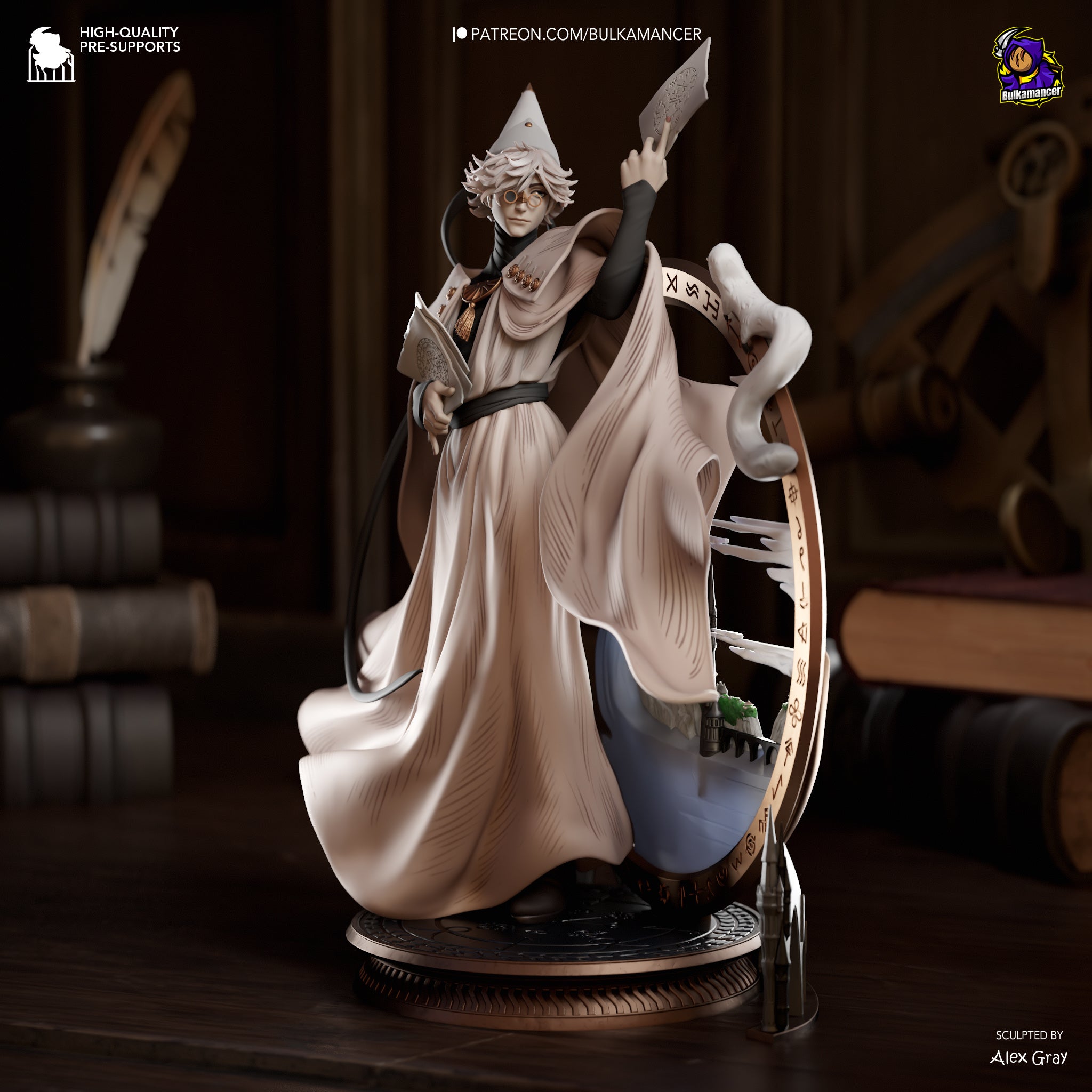 Qifrey - Witch Hat Atelier | Custom Statue 3D printed figure