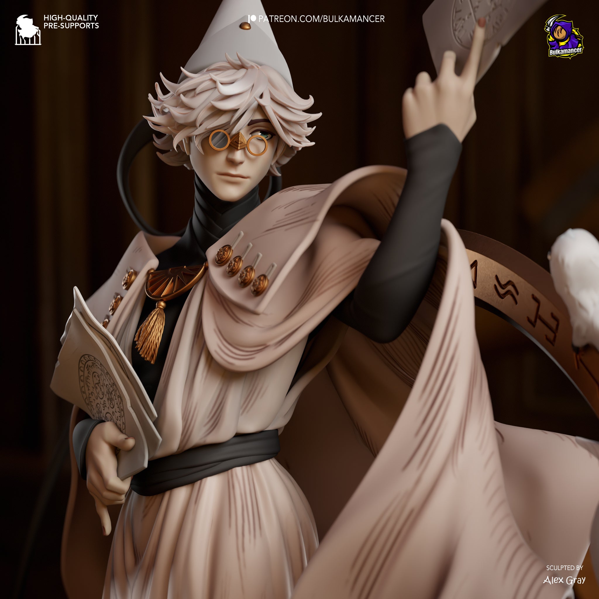 Qifrey - Witch Hat Atelier | Custom Statue 3D printed figure
