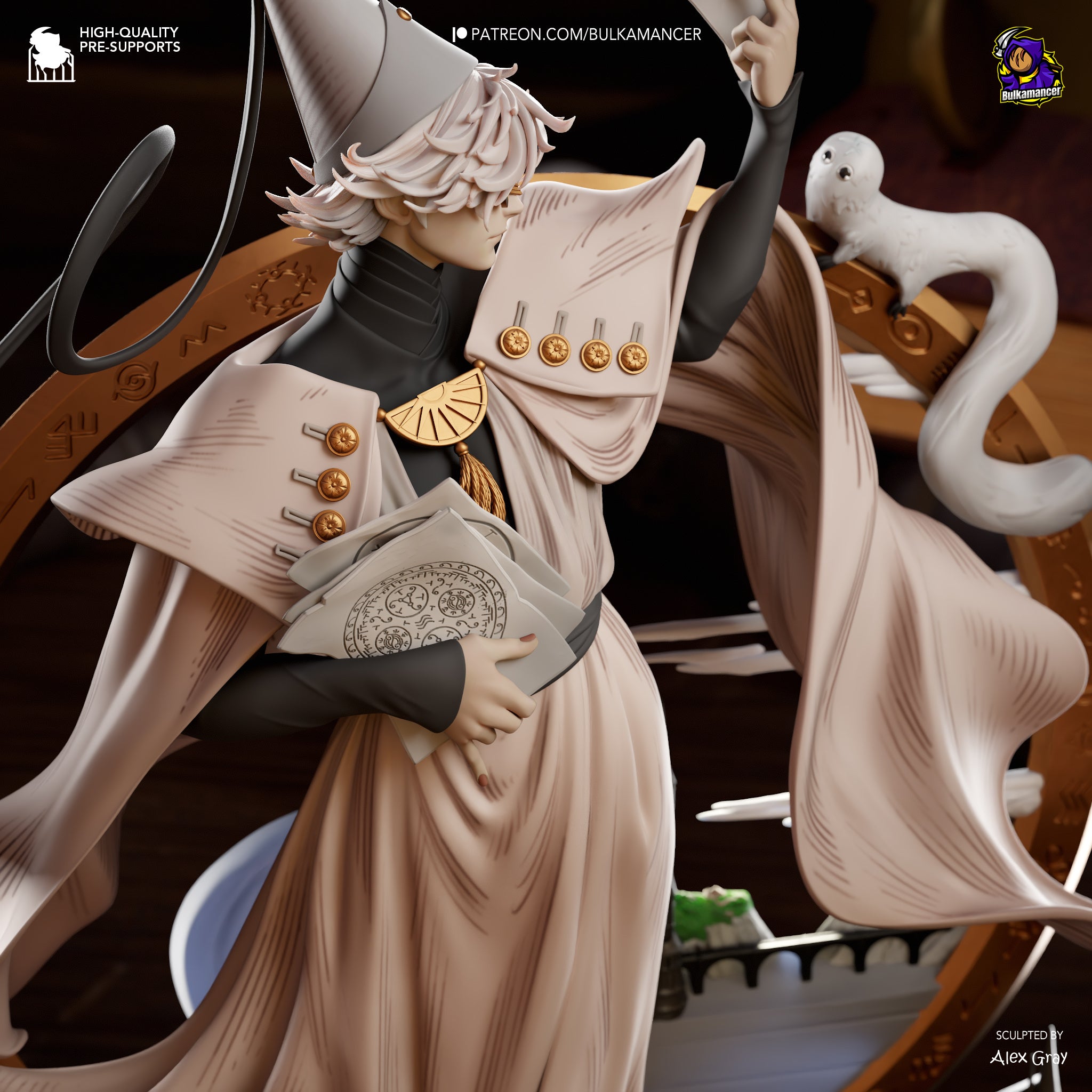 Qifrey - Witch Hat Atelier | Custom Statue 3D printed figure