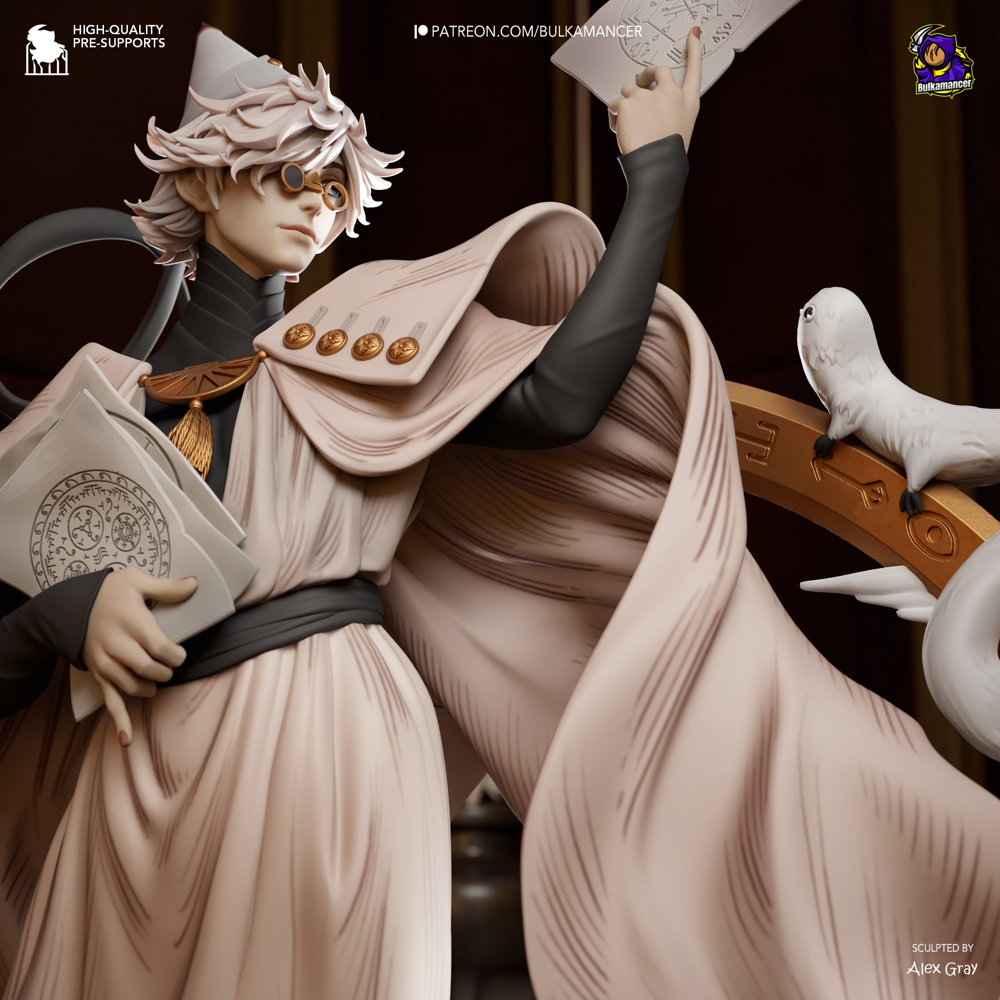 Qifrey - Witch Hat Atelier | Custom Statue 3D printed figure
