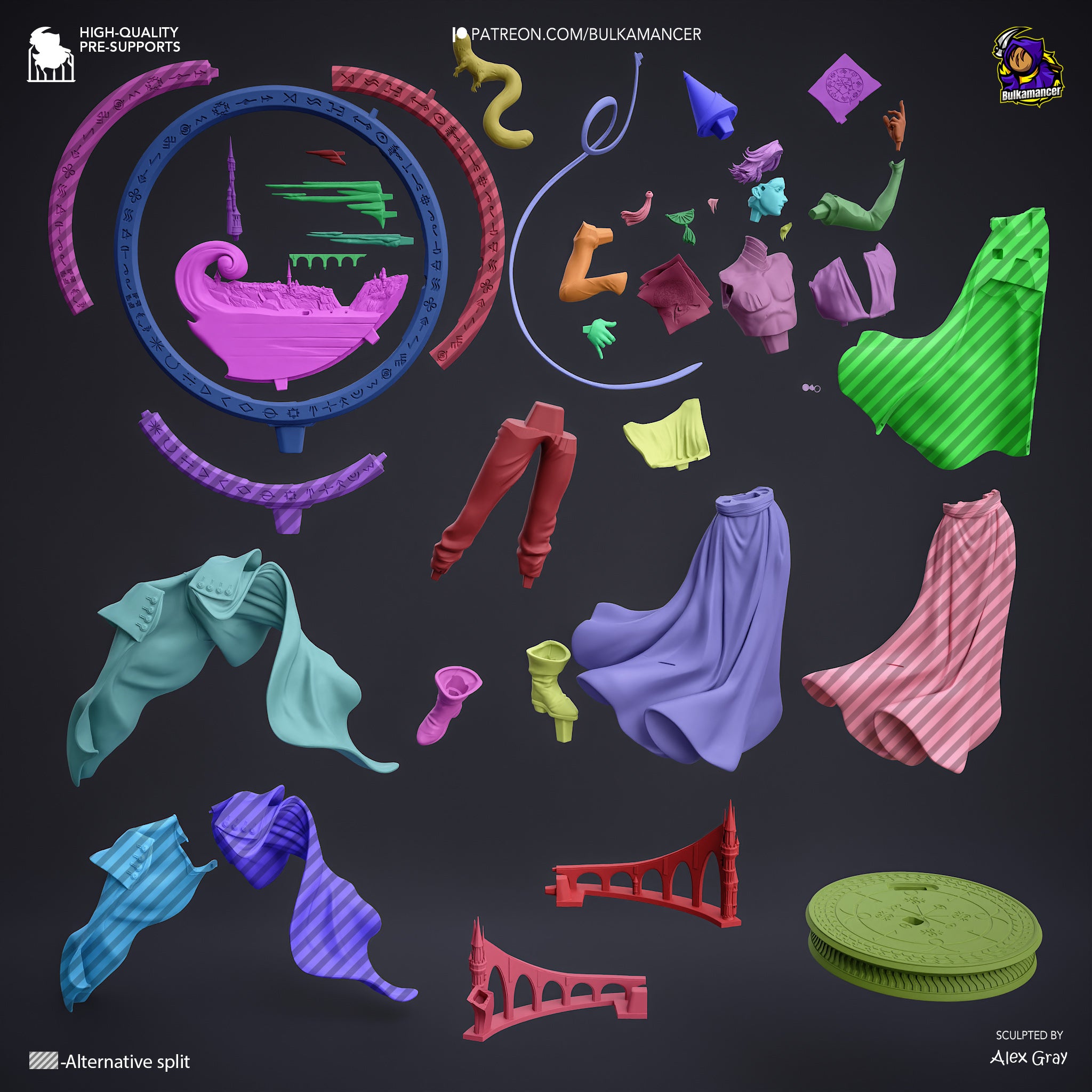 Qifrey - Witch Hat Atelier | Custom Statue 3D printed figure
