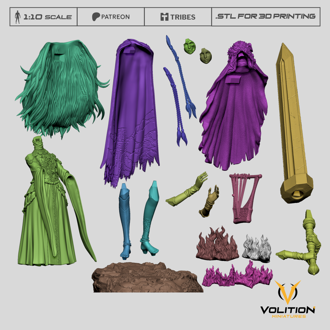 Revenant - Elden Ring Nightreign | Custom Statue 3D printed figure