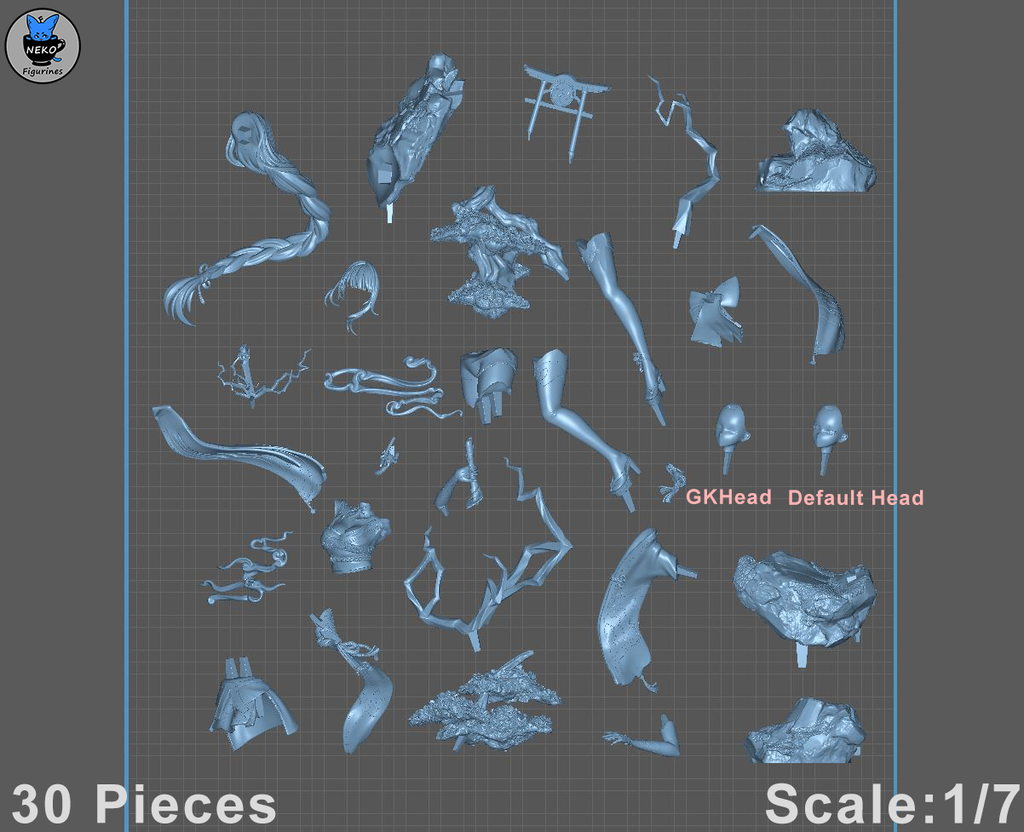 Raiden Shogun - Genshin Impact | Custom Statue 3D printed figure