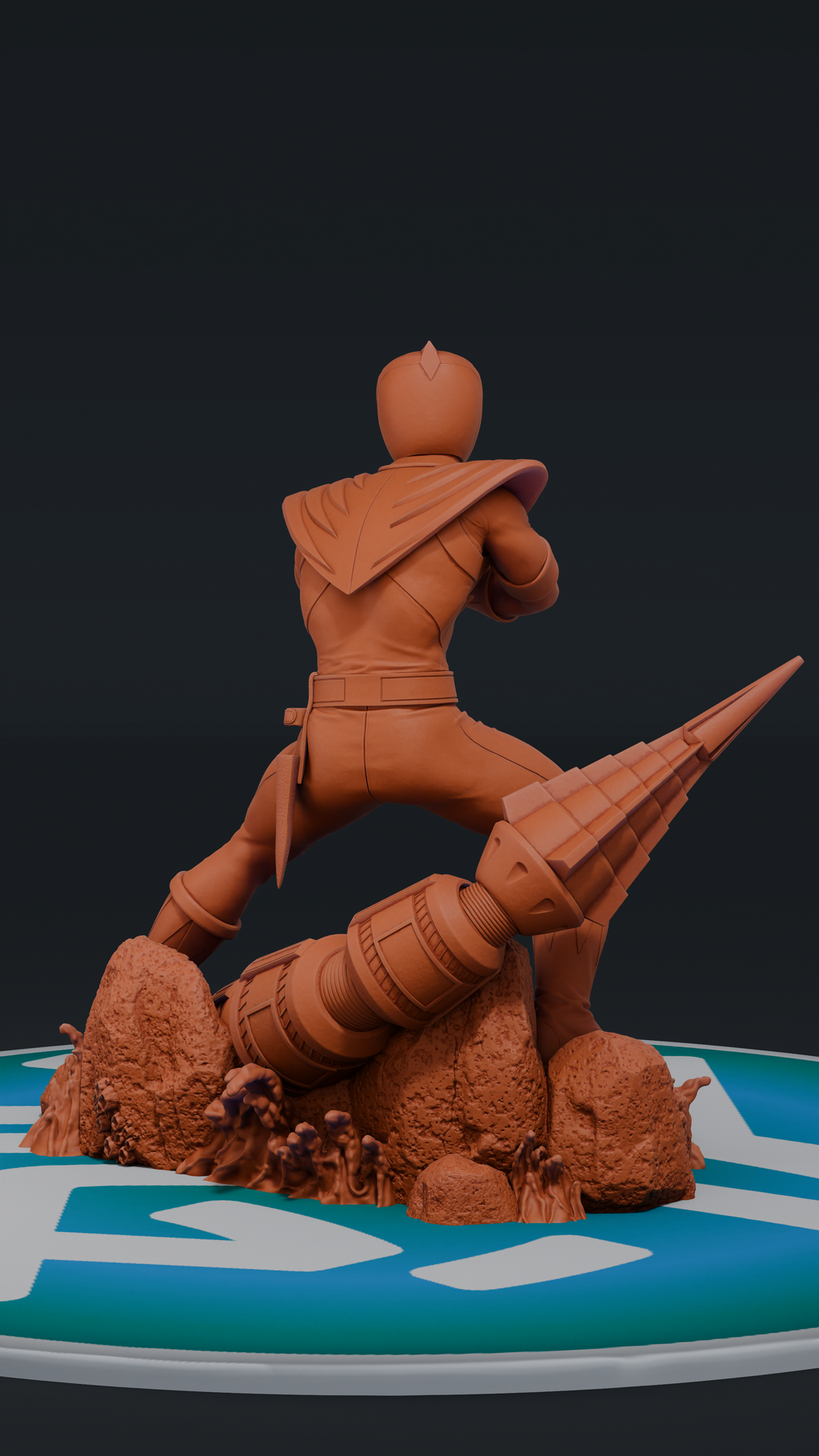 Green Ranger - Power Rangers | Custom Statue 3D printed figure