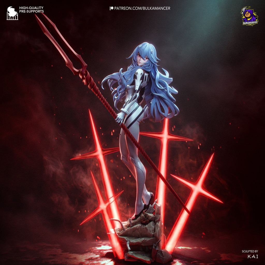 Rei - Neon Genesis Evangelion | Custom Statue 3D printed figure