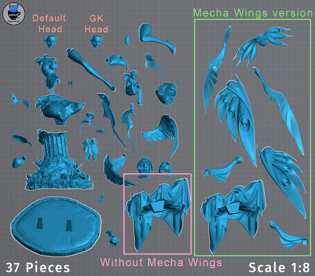 Remielle - Zenless Zone Zero | Custom Statue 3D printed figure