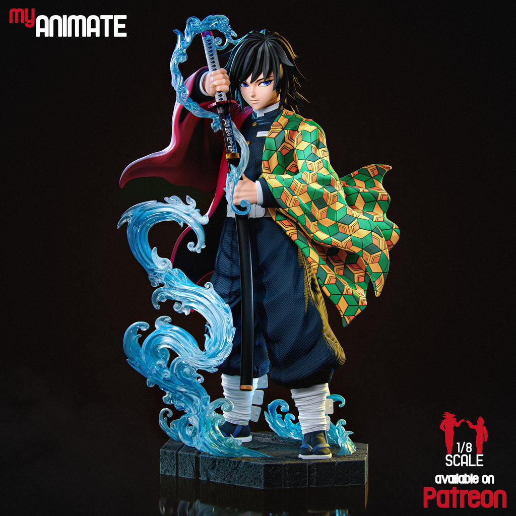 Giyu Tomioka - Kimetsu no Yaiba | Custom Statue 3D printed figure
