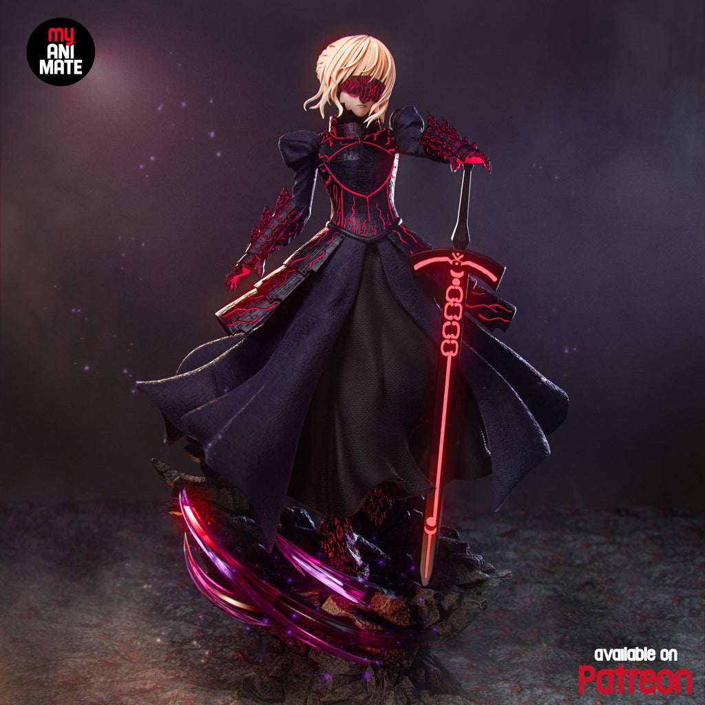 Saber Alter - Fate | Custom Statue 3D printed figure