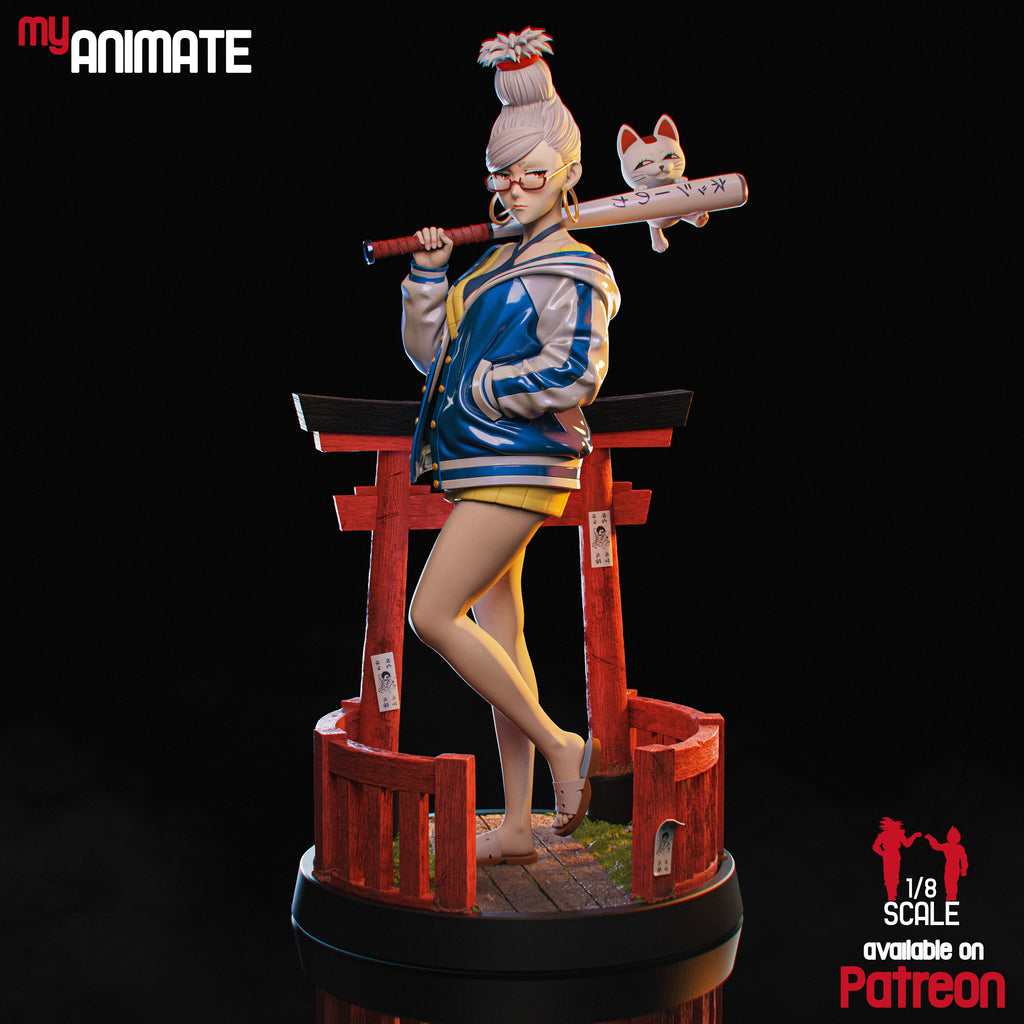 Seiko Ayase - Dan Da Dan | Custom Statue 3D printed figure