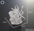 Hornet Diorama - Hollow Knight Silksong | Custom Statue 3D printed figure