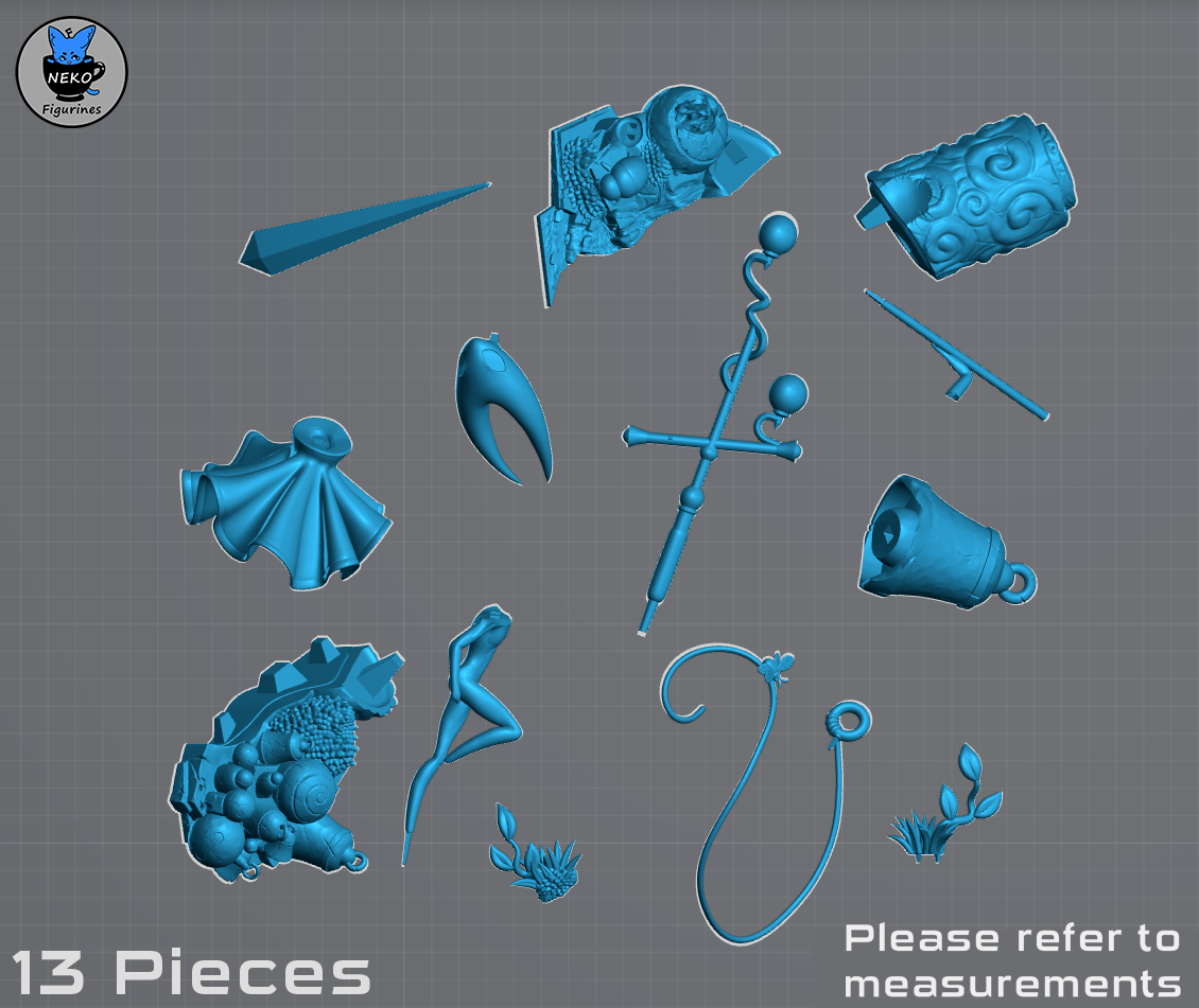 Hornet Diorama - Hollow Knight Silksong | Custom Statue 3D printed figure