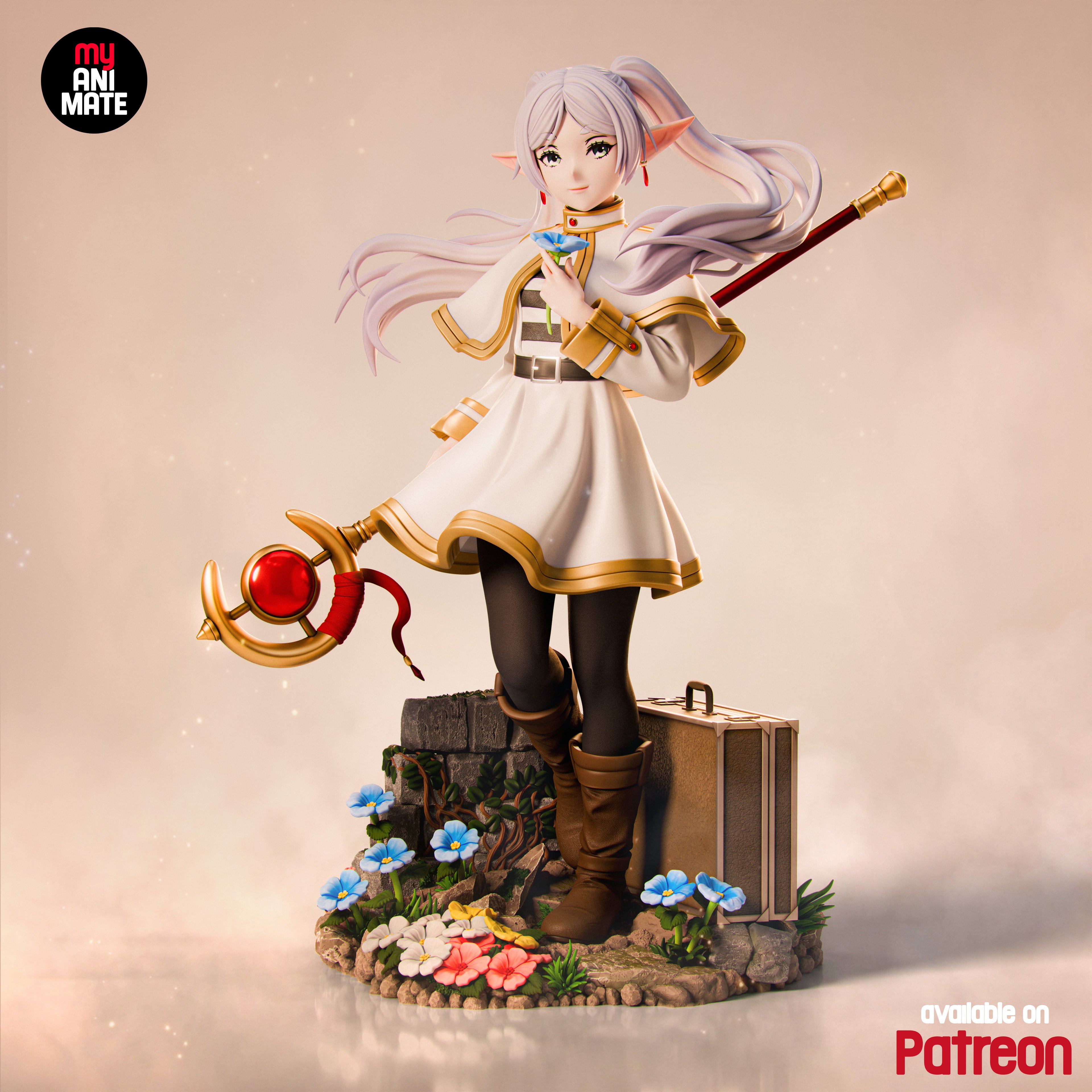 Frieren - Sousou no Frieren | Custom Statue 3D printed figure
