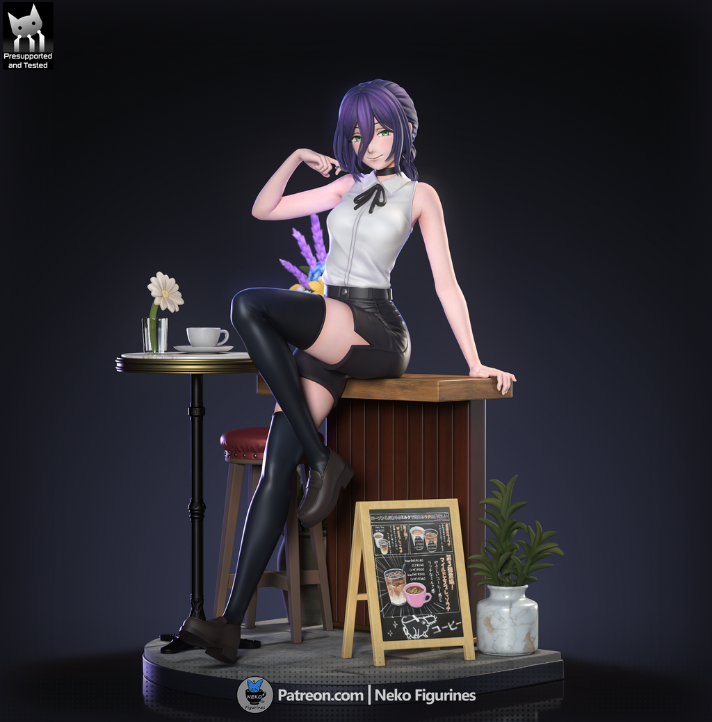 Reze - Chainsawman | Custom Statue 3D printed figure