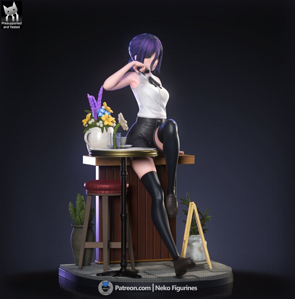 Reze - Chainsawman | Custom Statue 3D printed figure