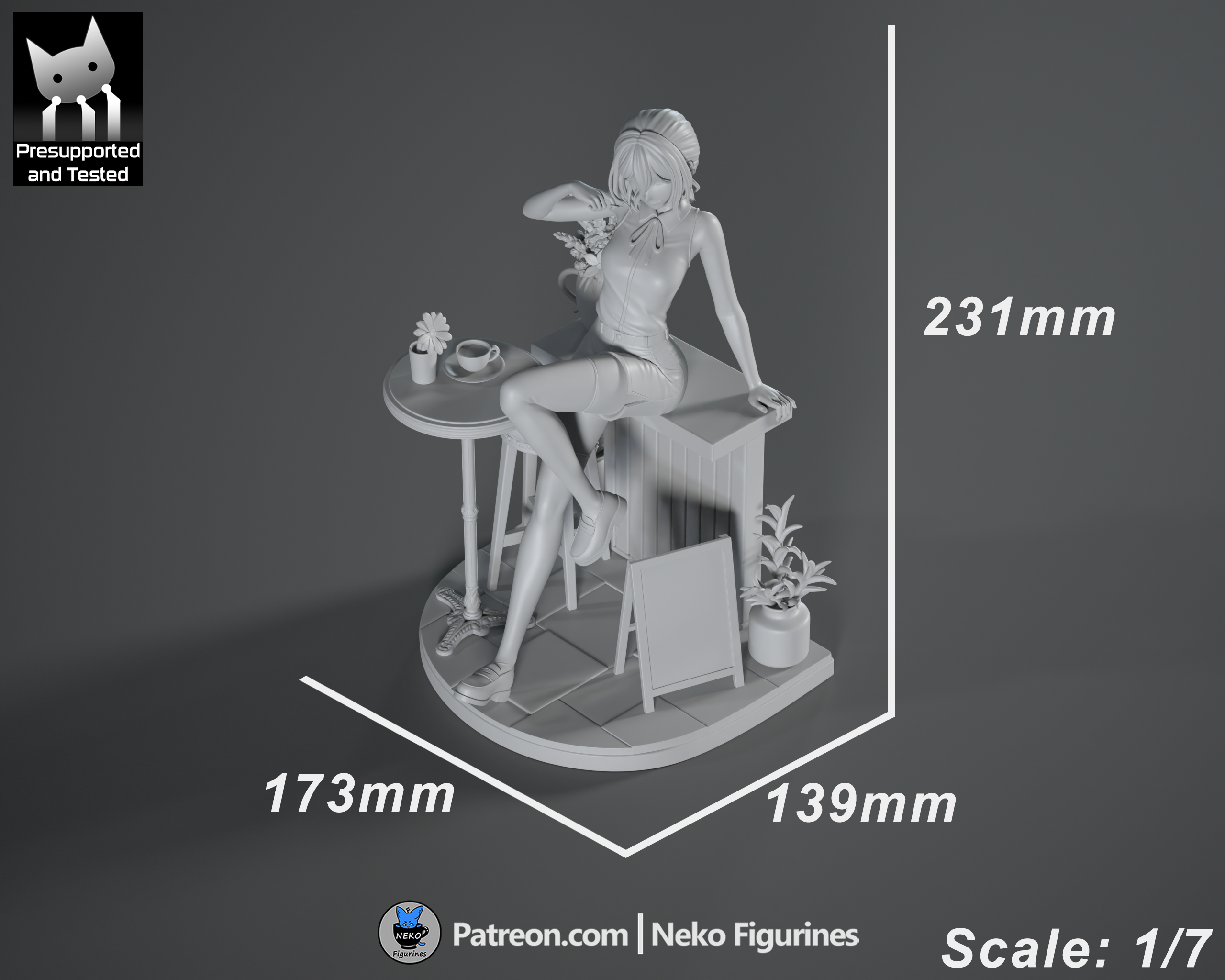 Reze - Chainsawman | Custom Statue 3D printed figure