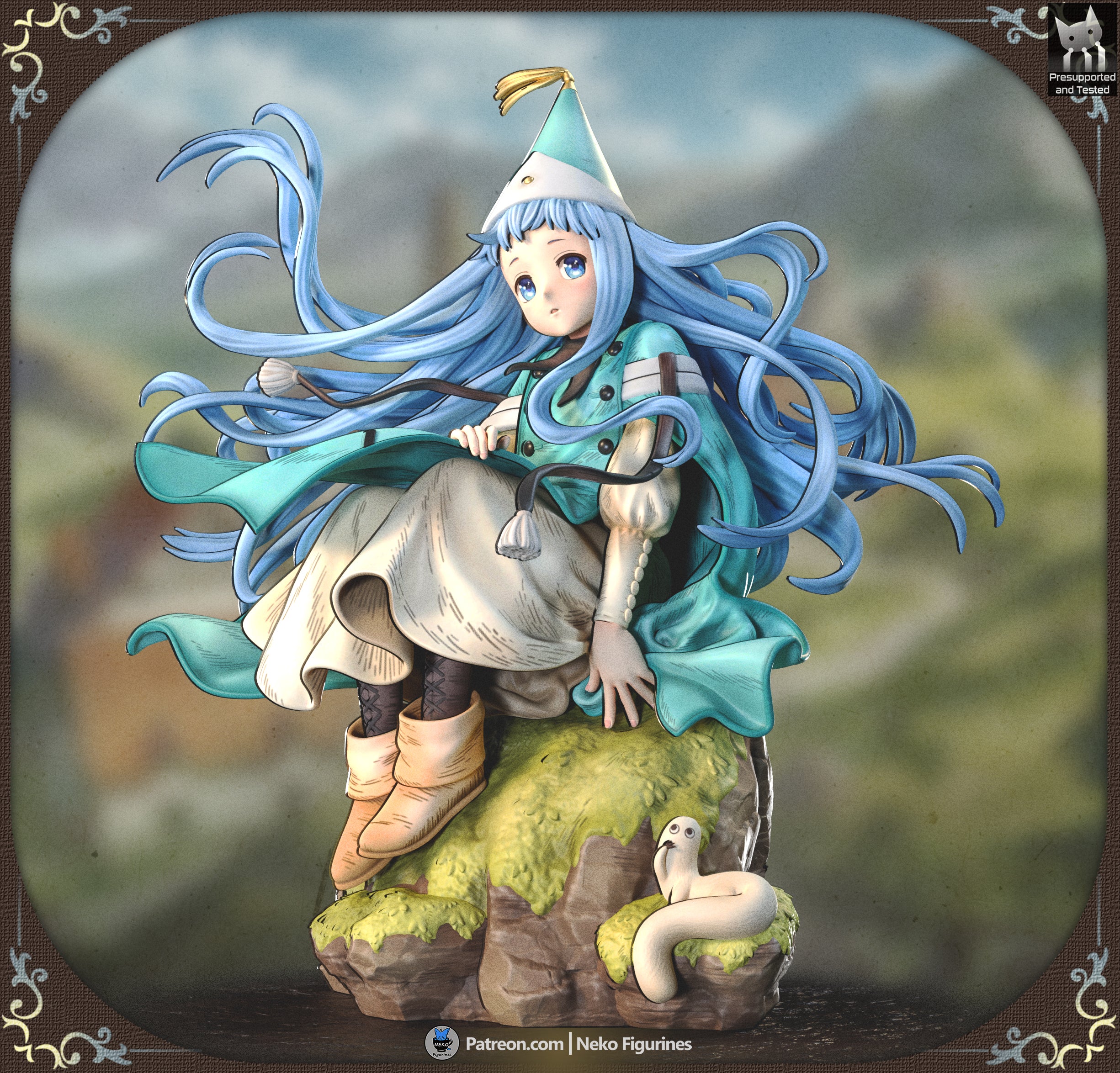 Richeh - Witch Hat Atelier | Custom Statue 3D printed figure