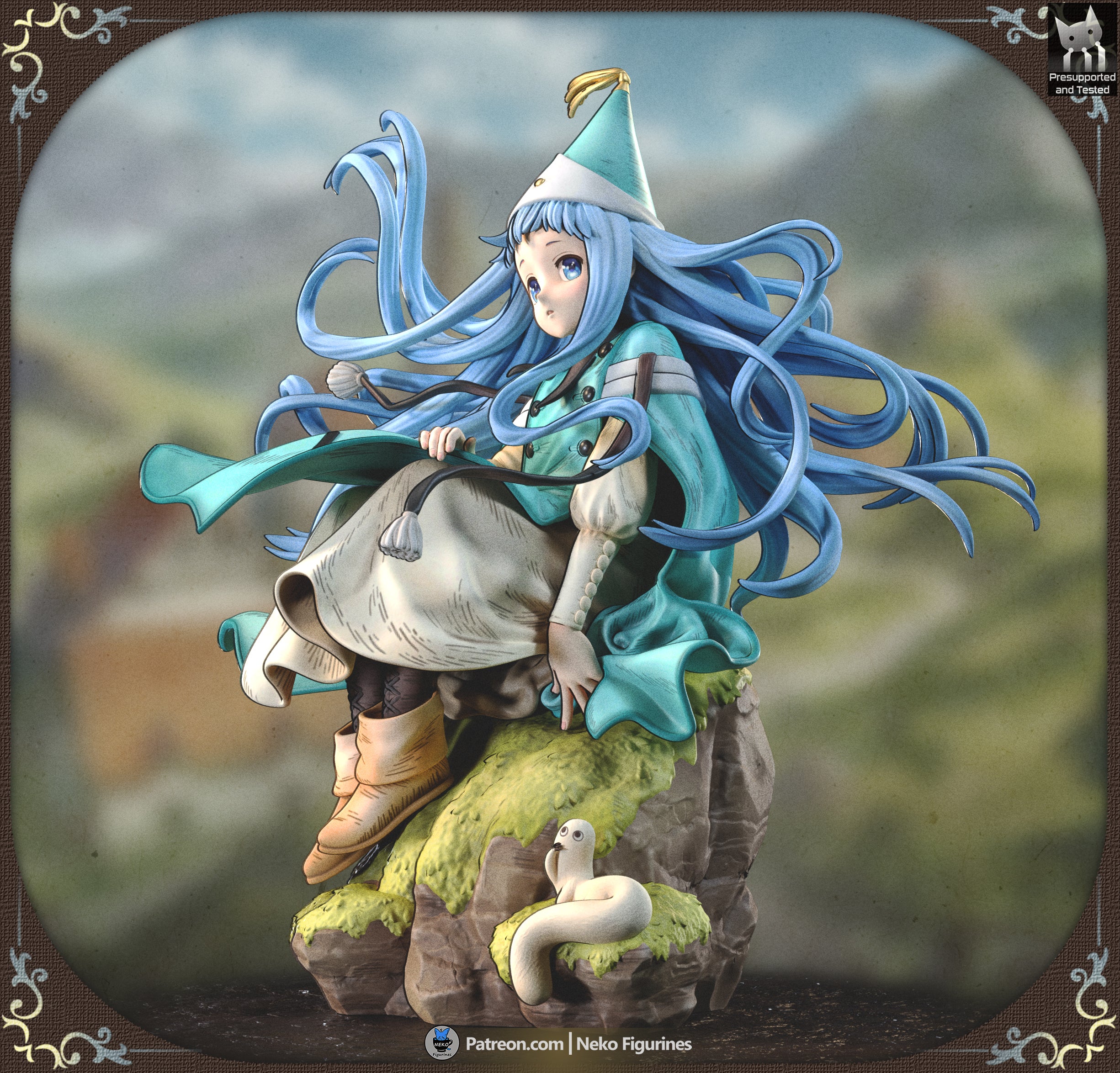 Richeh - Witch Hat Atelier | Custom Statue 3D printed figure