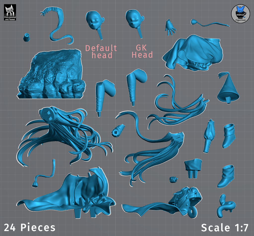 Richeh - Witch Hat Atelier | Custom Statue 3D printed figure