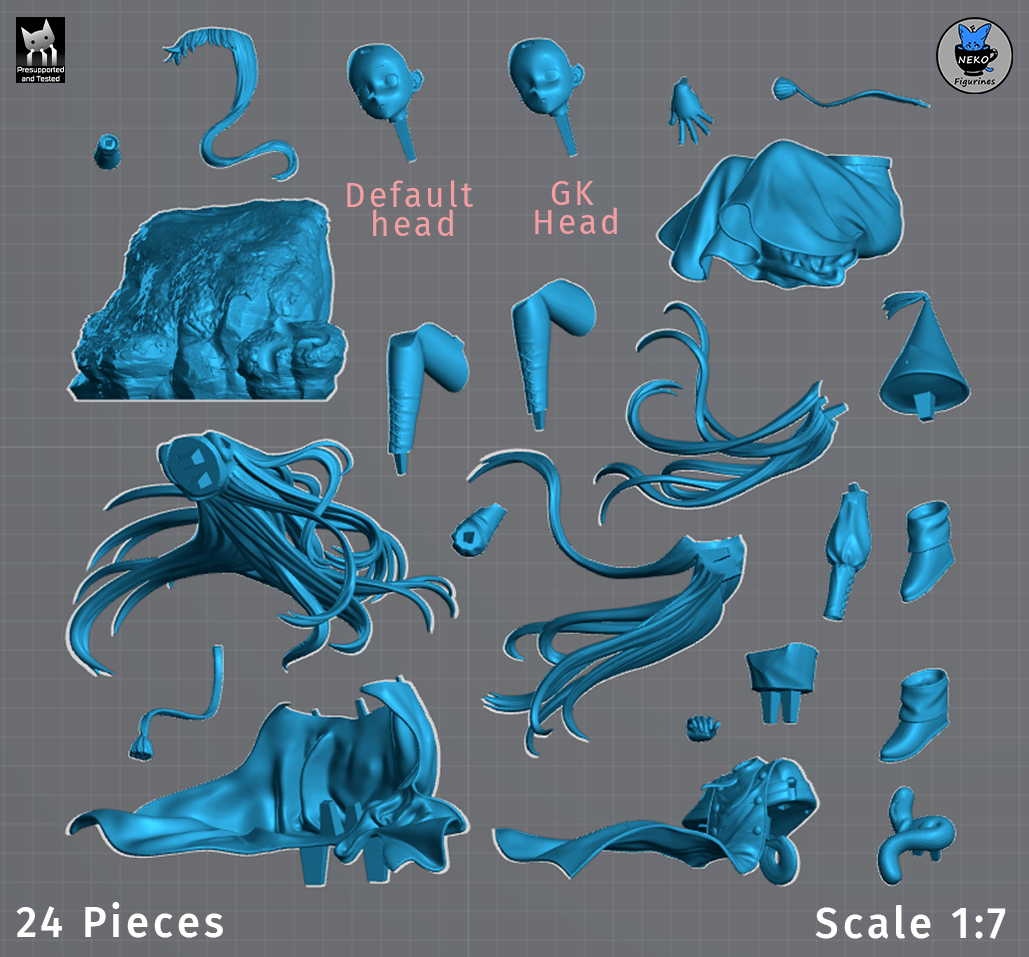 Richeh - Witch Hat Atelier | Custom Statue 3D printed figure