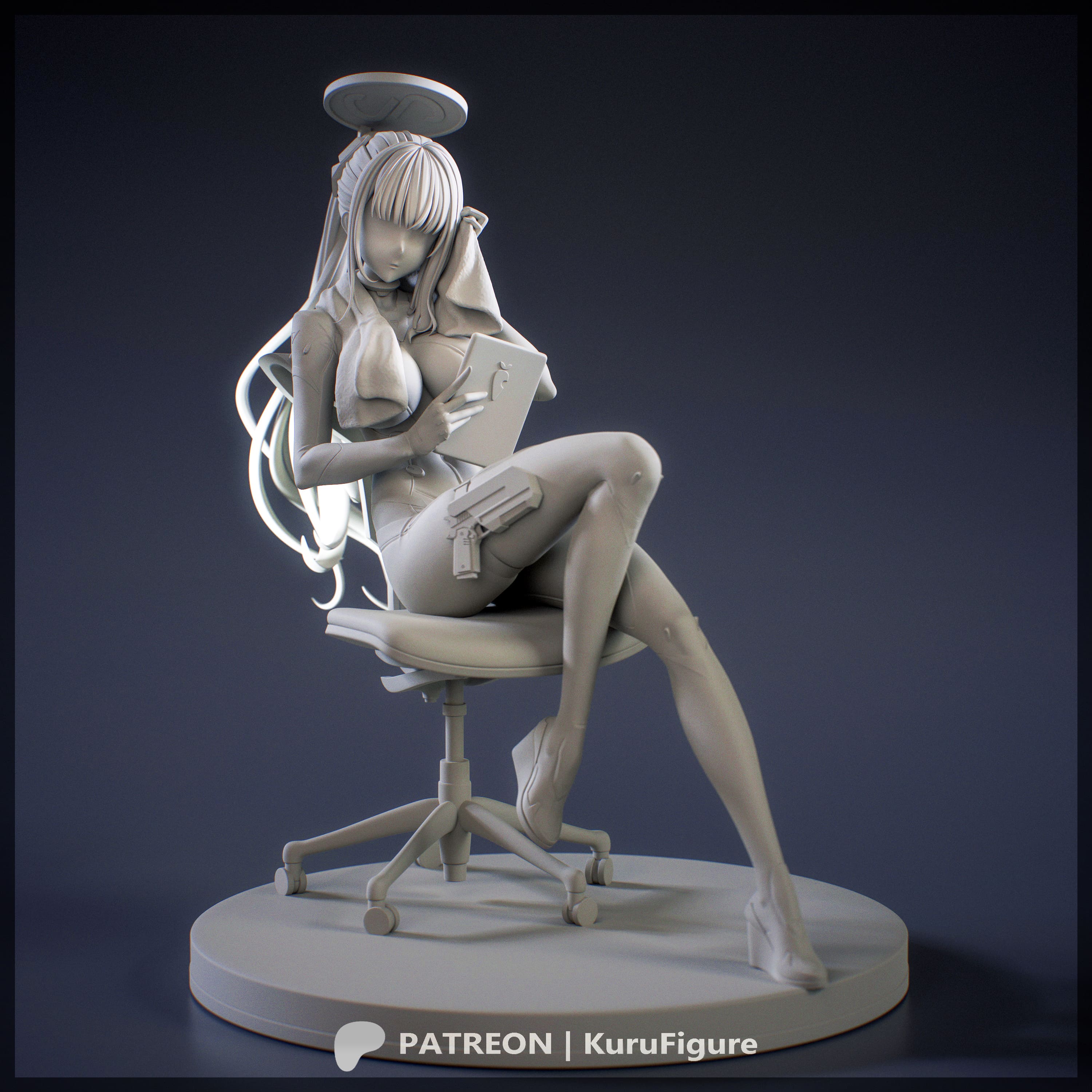 Tsukatsuki Rio - Blue Archive | Custom Statue 3D printed figure