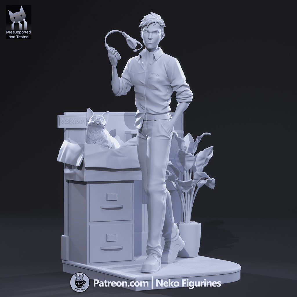 Robert - Dispatch | Custom Statue 3D printed figure