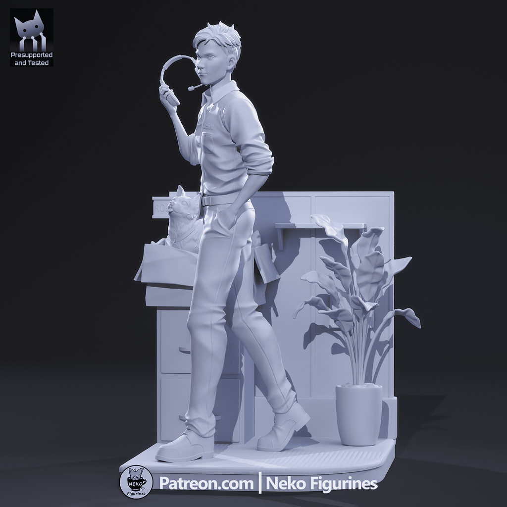 Robert - Dispatch | Custom Statue 3D printed figure