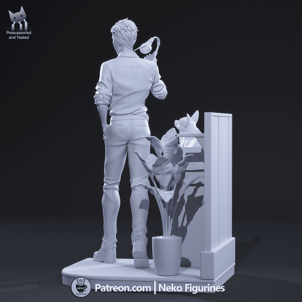Robert - Dispatch | Custom Statue 3D printed figure
