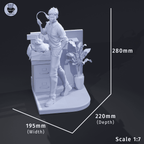 Robert - Dispatch | Custom Statue 3D printed figure