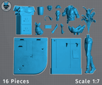 Robert - Dispatch | Custom Statue 3D printed figure