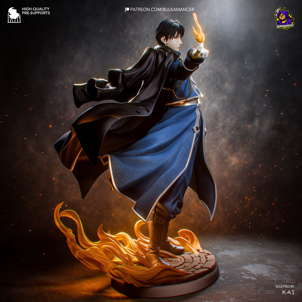 Roy Mustang - Full Metal Alchemist | Custom Statue 3D printed figure