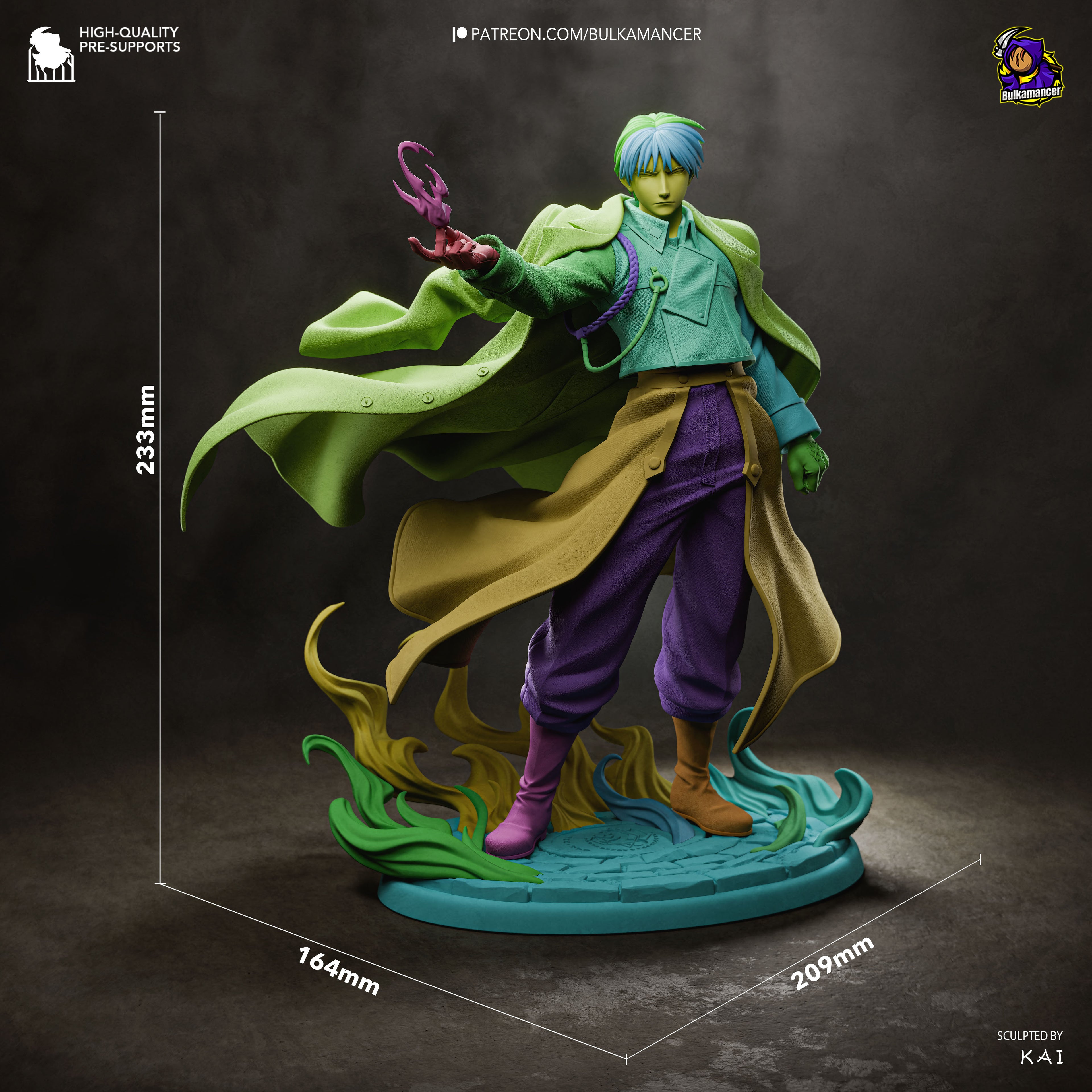Roy Mustang - Full Metal Alchemist | Custom Statue 3D printed figure