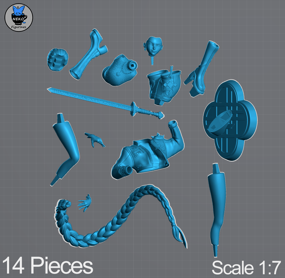 Rumi - KPOP Demon Hunters | Custom Statue 3D printed figure