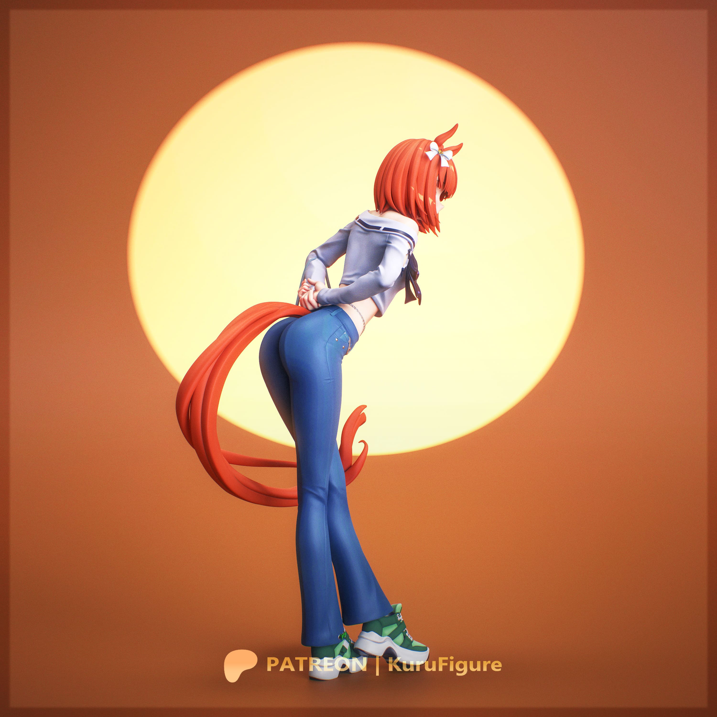 Silence Suzuka - Uma Musume | Custom Statue 3D printed figure