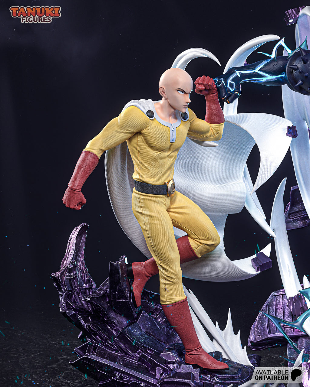 Saitama Vs Boros - One Punch Man | Custom Statue 3D printed figure