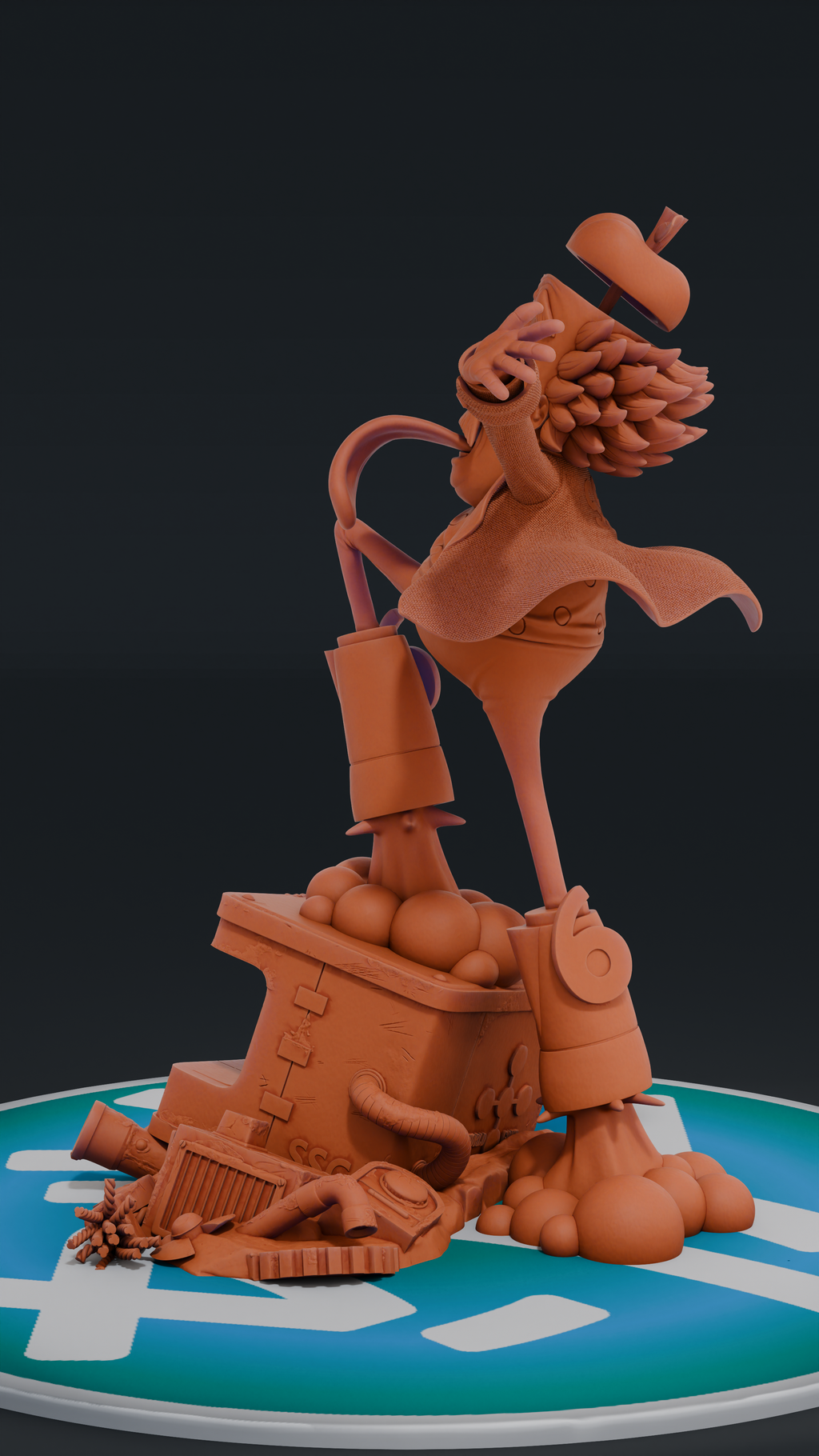Dr Vegapunk - One Piece | Custom Statue 3D printed figure