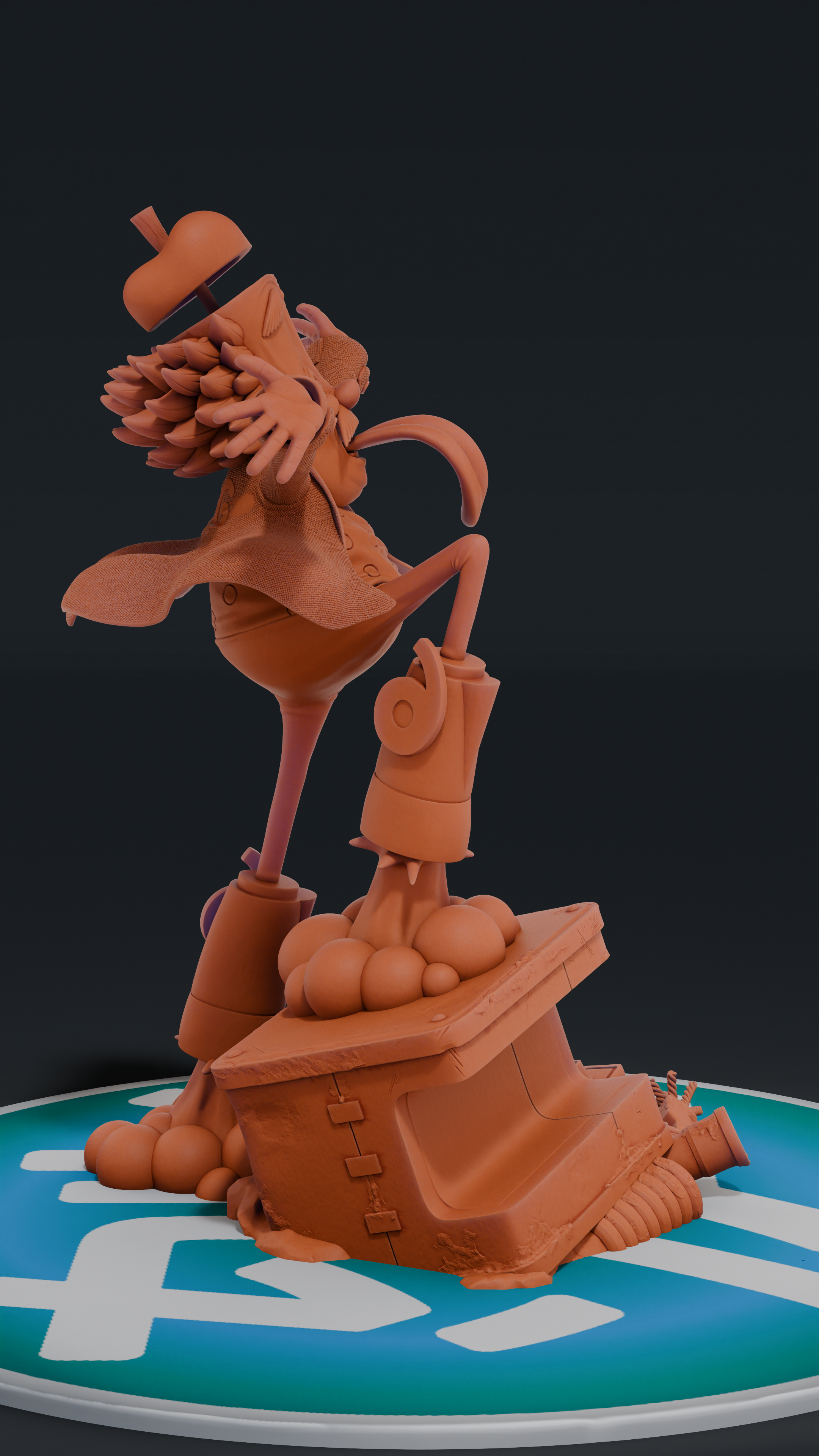 Dr Vegapunk - One Piece | Custom Statue 3D printed figure