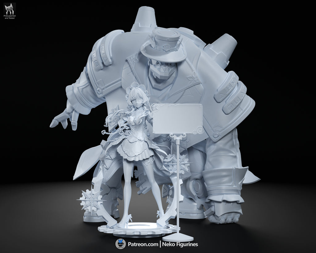 Sandrone - Genshin Impact | Custom Statue 3D printed figure