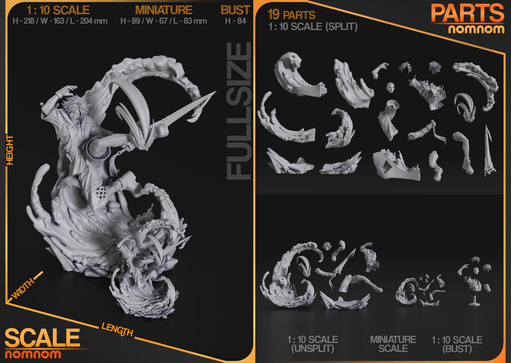 Tidus - Final Fantasy X | Custom Statue 3D printed figure