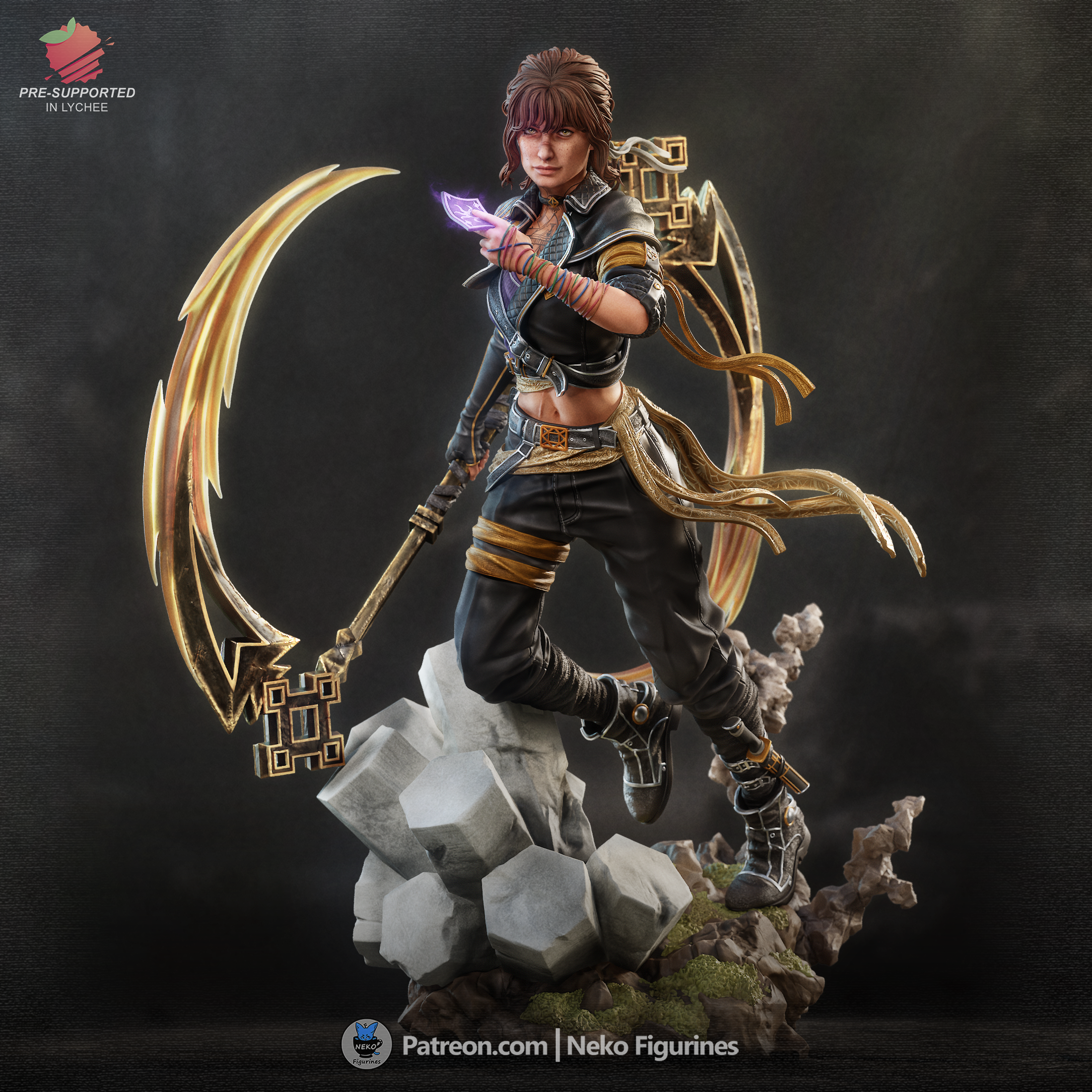 Sciel - Expedition 33 | Custom Statue 3D printed figure