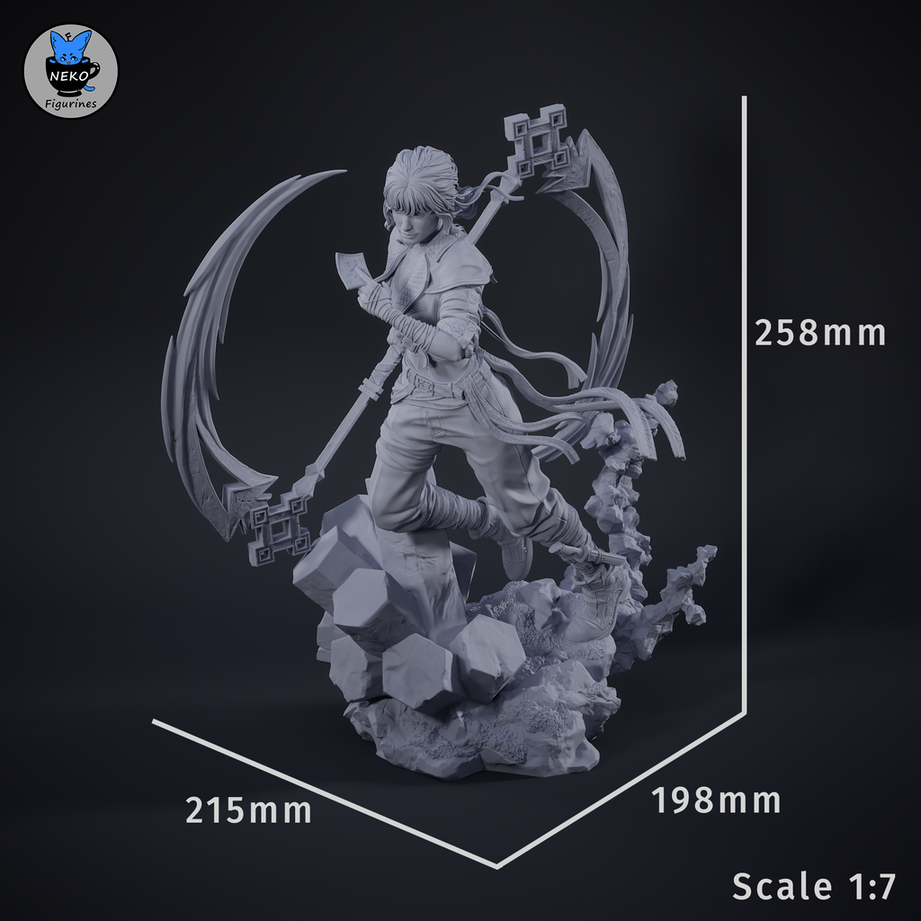Sciel - Expedition 33 | Custom Statue 3D printed figure