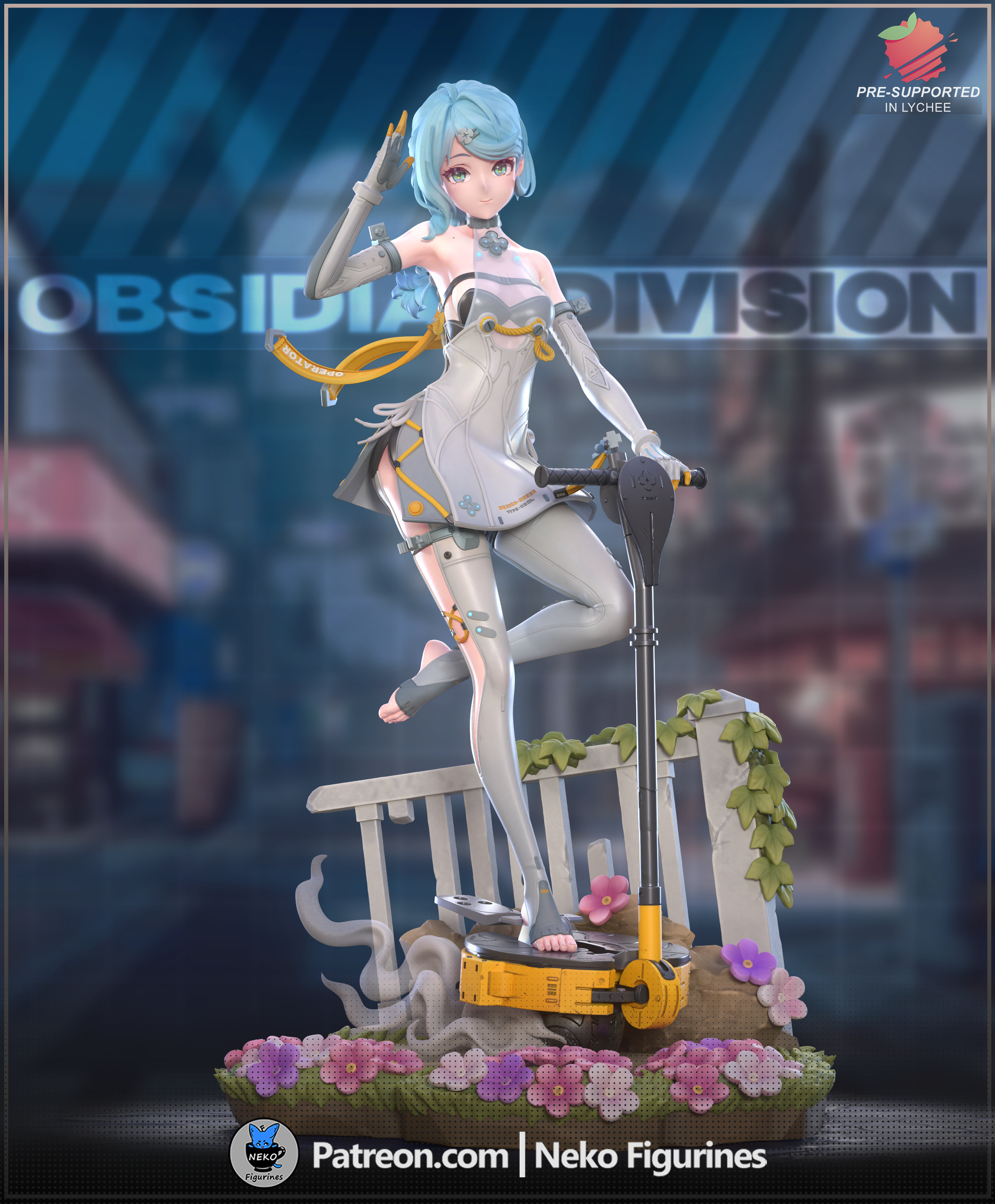 Seed Jr - Zenless Zone Zero ZZZ | Custom Statue 3D printed figure