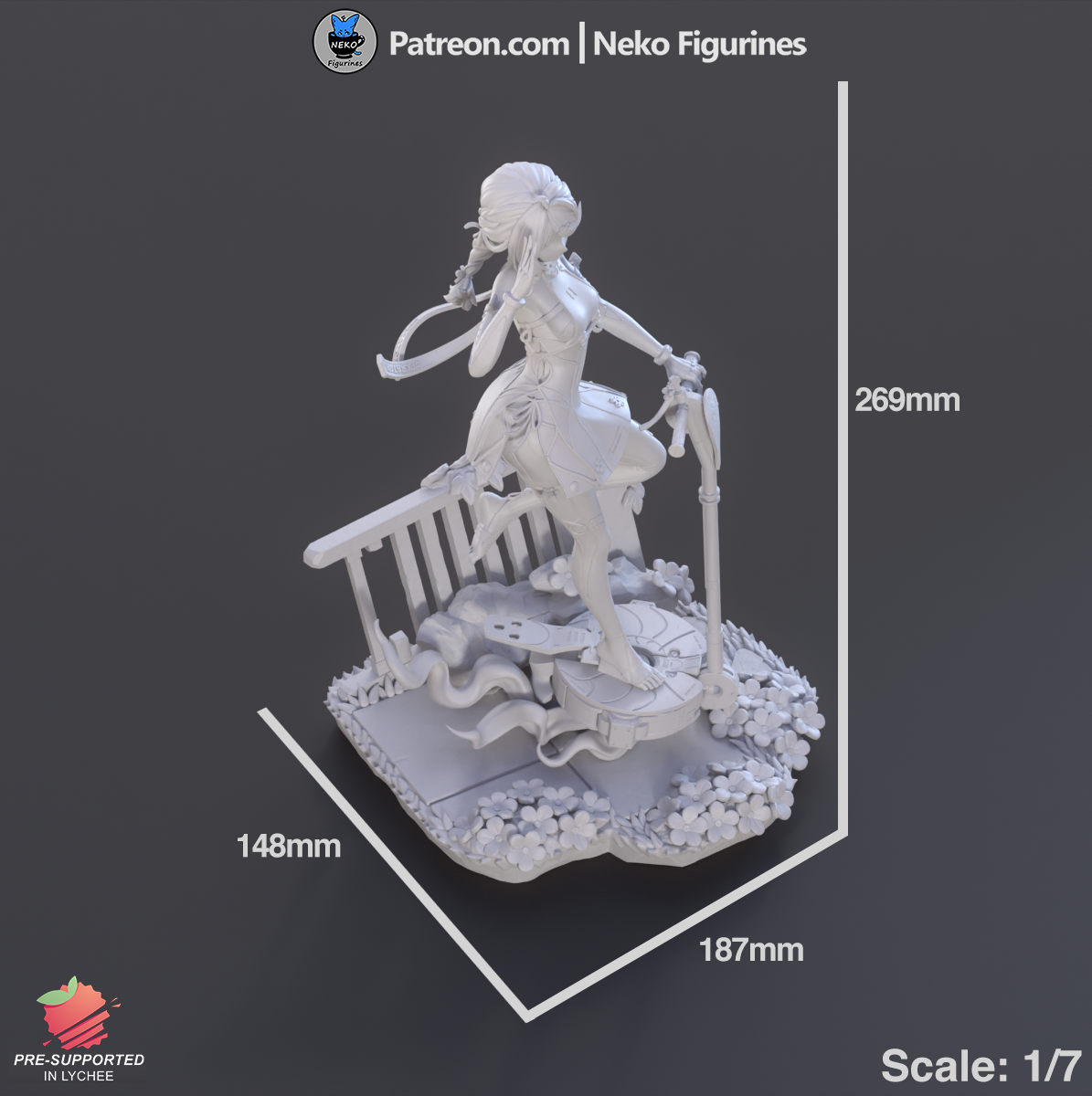 Seed Jr - Zenless Zone Zero ZZZ | Custom Statue 3D printed figure