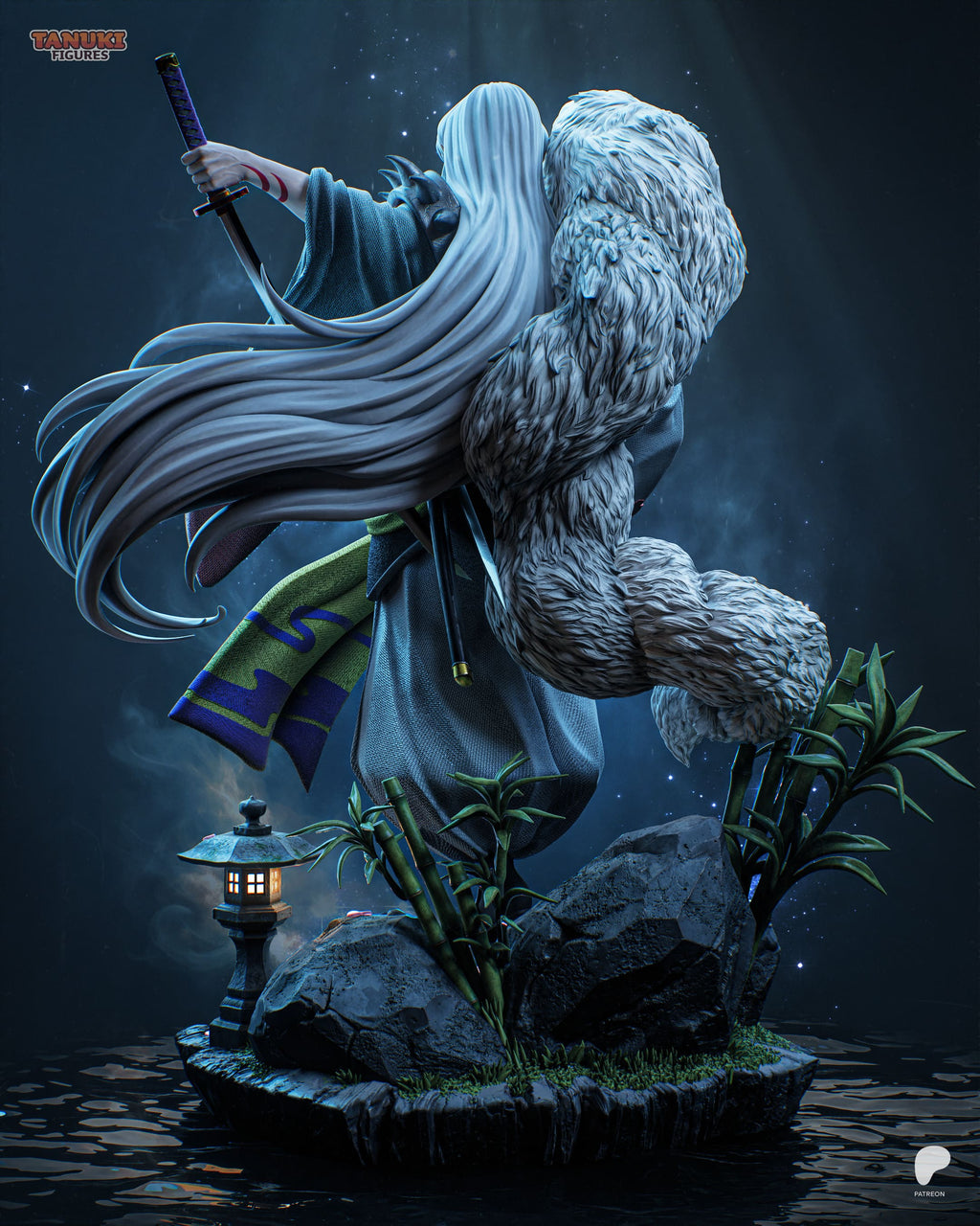 Sesshomaru - Inuyasha | Custom Statue 3D printed figure