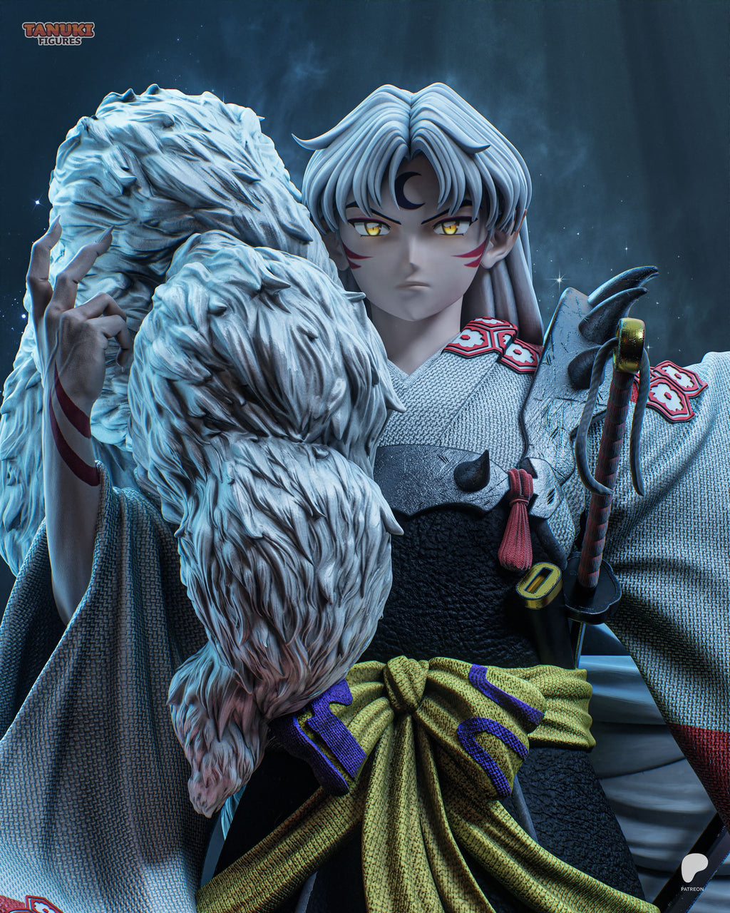 Sesshomaru - Inuyasha | Custom Statue 3D printed figure