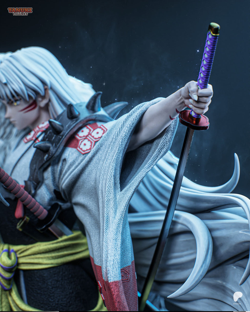 Sesshomaru - Inuyasha | Custom Statue 3D printed figure