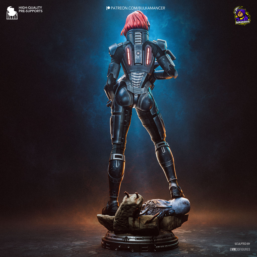 Commander Shepard - Mass Effect | Custom Statue 3D printed figure