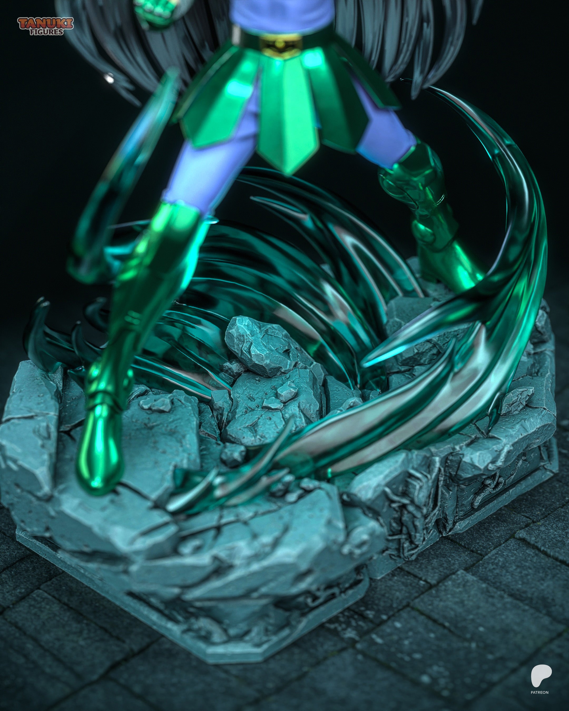 Shiryu - Saint Seiya | Custom Statue 3D printed figure