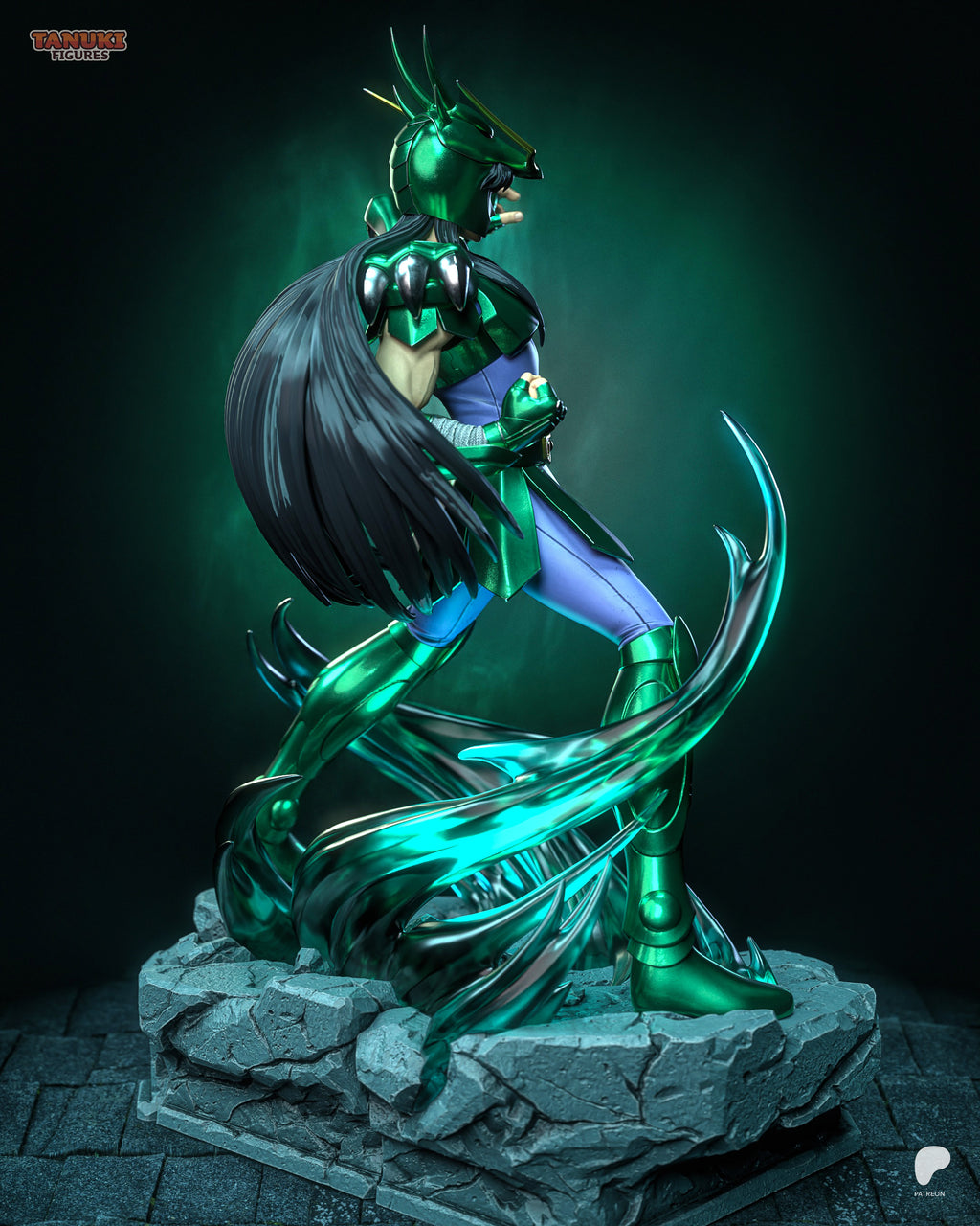 Shiryu - Saint Seiya | Custom Statue 3D printed figure