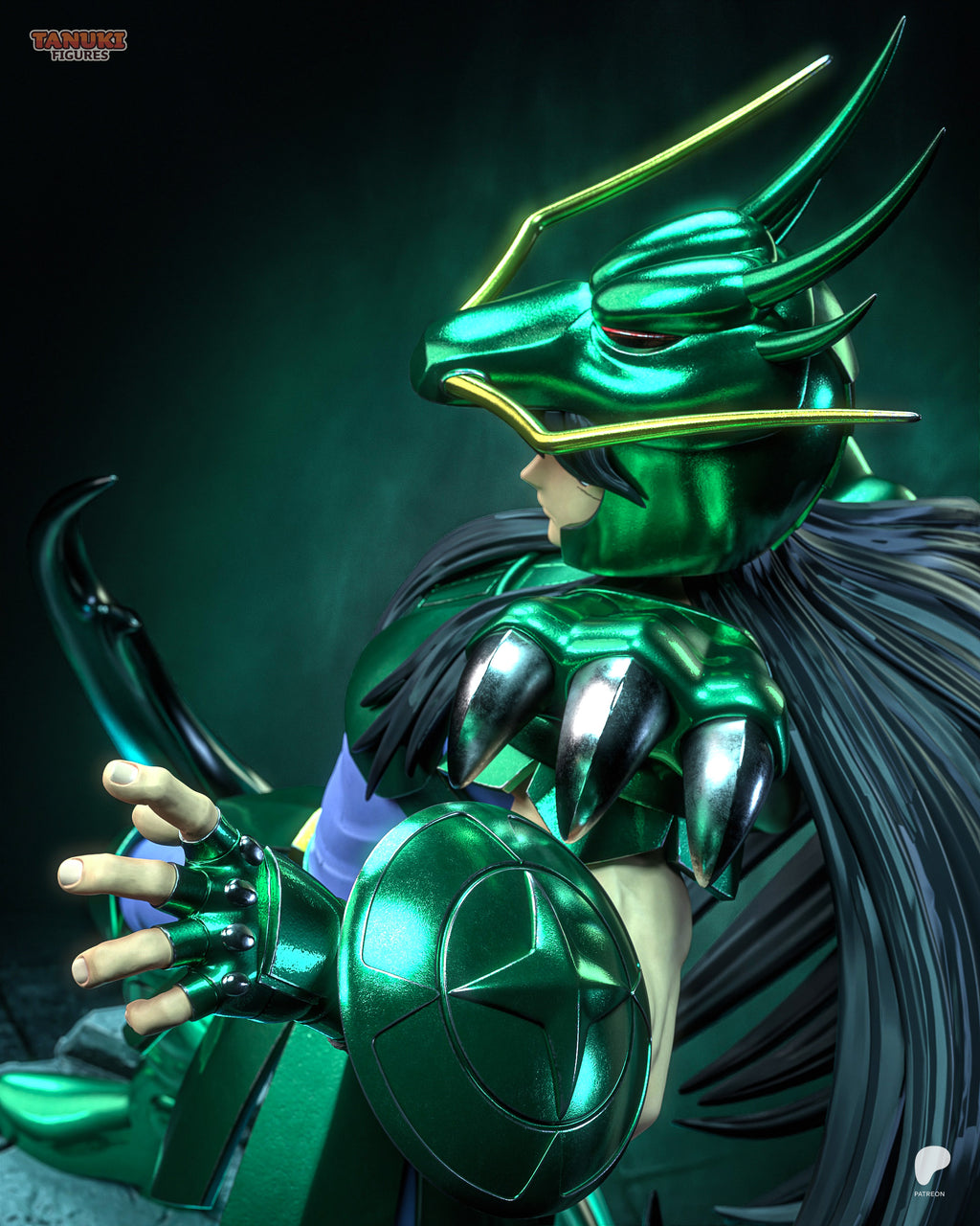 Shiryu - Saint Seiya | Custom Statue 3D printed figure