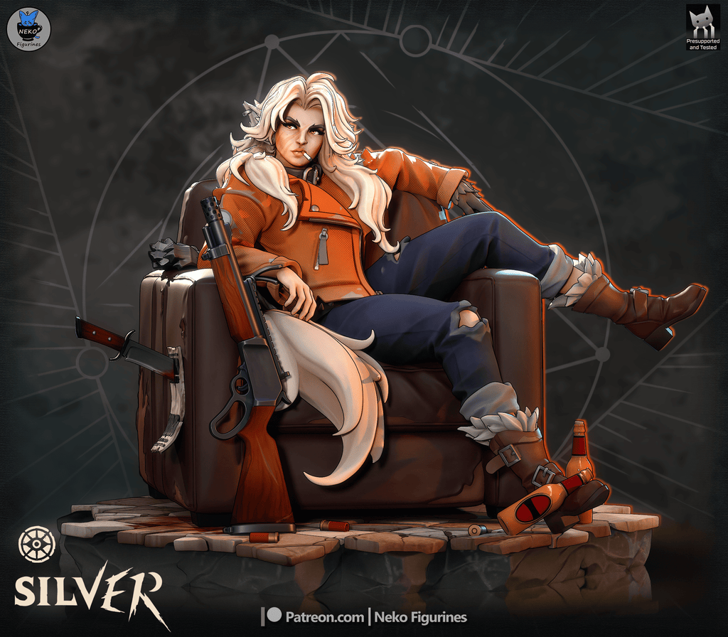 Silver - Deadlock | Custom Statue 3D printed figure